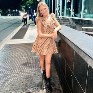 Vestique polkadot dress